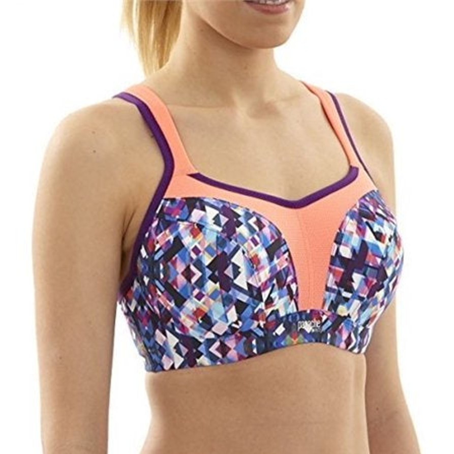 Lingerie & Intimates Sheer-essentials Underwire | Panache Wired Sports Bra- Kaleidoscope