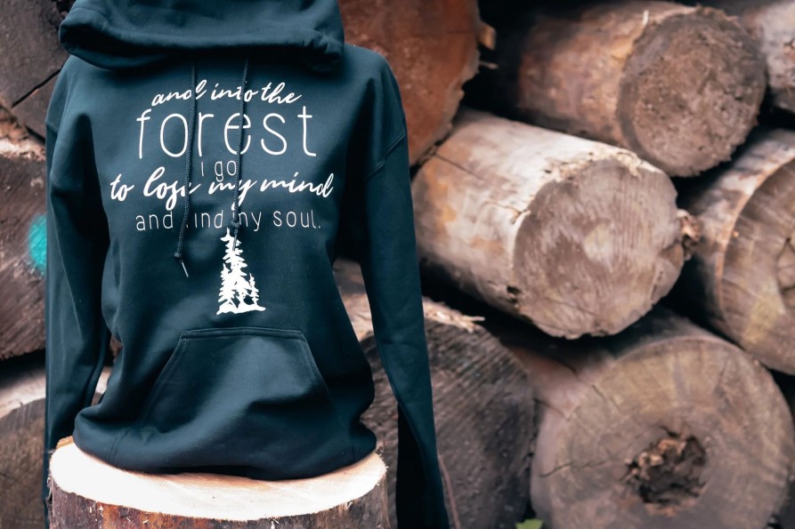 Clothing Sheer-essentials Hoodies | In To The Forest Hoodie