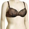 Lingerie & Intimates Sheer-essentials Underwire | Baha Embroidered Demi Bra - Size Dd 32