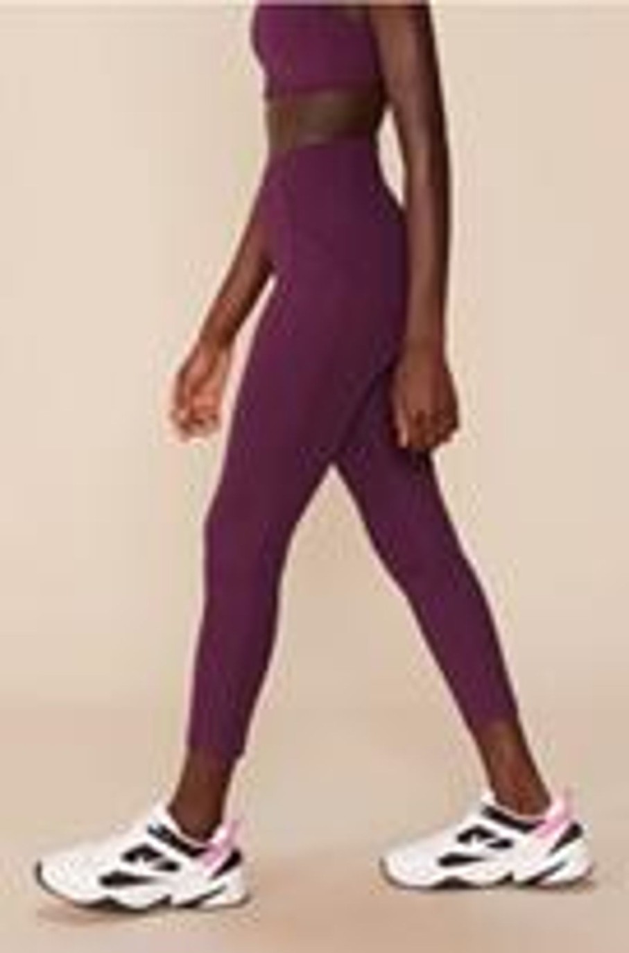 Clothing Sheer-essentials Plus Size | Girlfriend Collective High-Rise Pocket 23 3/4" Legging - Plum - Size 2 X