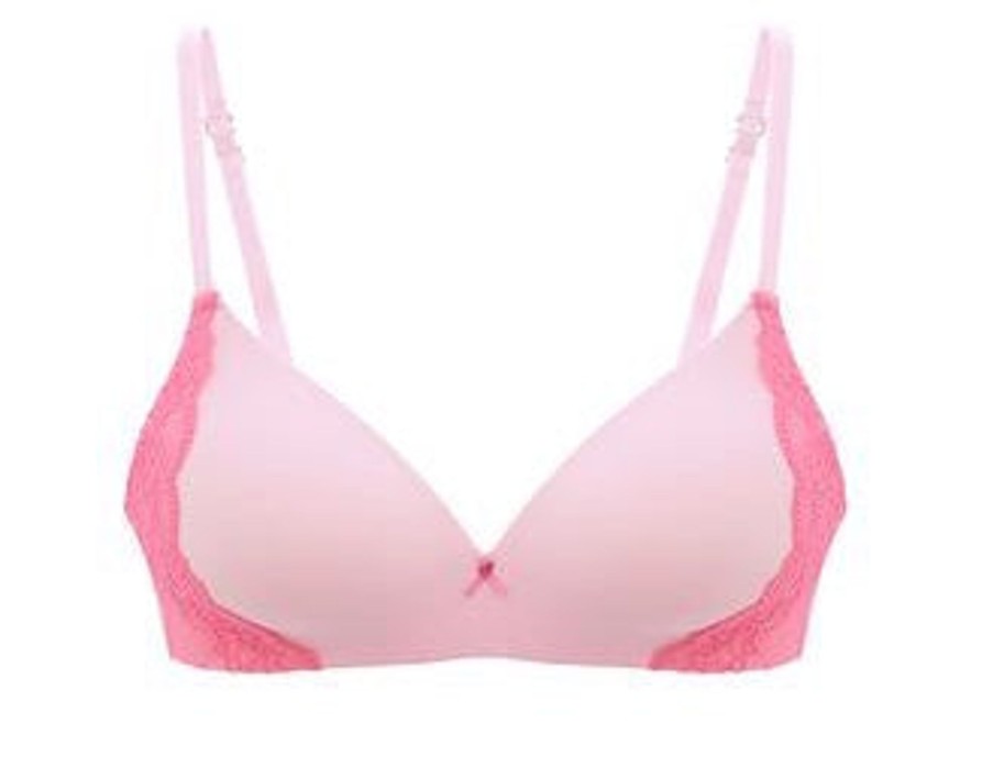 Lingerie & Intimates Sheer-essentials T-Shirt Bras | Montelle Wire Free Bra - Breast Cancer Awareness Bra