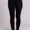 Clothing Sheer-essentials Leggings | Dixie Bamboo Fleece Legging - Black