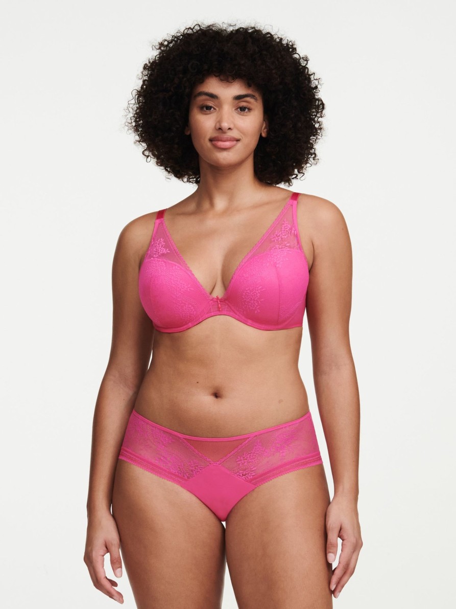 Lingerie & Intimates Sheer-essentials Underwire | Maddie Plunge T-Shirt Bra - Pitaya Pink