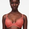 Lingerie & Intimates Sheer-essentials Underwire | Thelma Plunge T-Shirt Bra - Mandarin