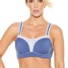 Lingerie & Intimates Sheer-essentials Underwire | Pauline Sports Bra - Blue/Silver