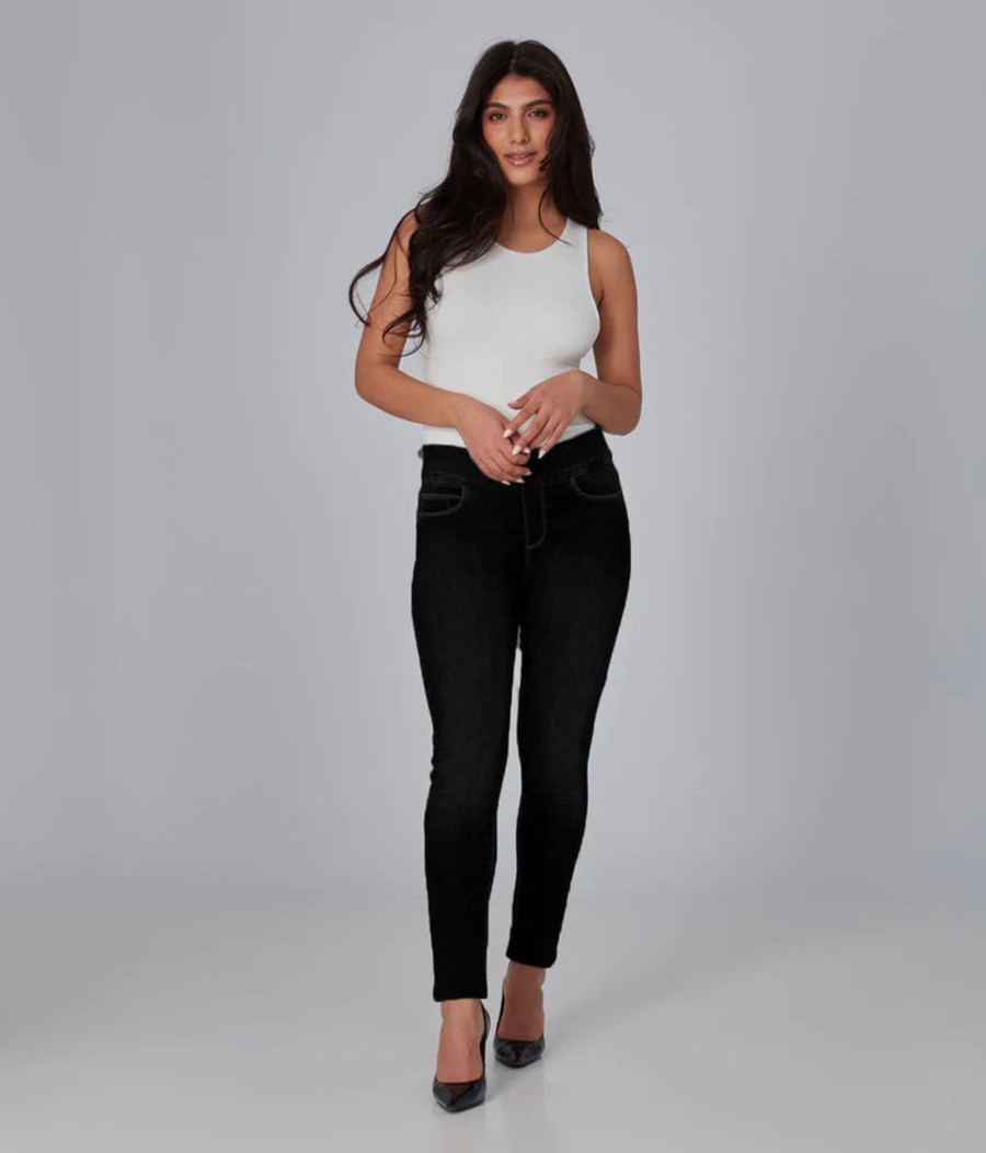 Clothing Sheer-essentials Jeans | Anna High Rise Skinny Pull-On Jeans