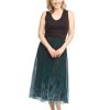 Clothing Sheer-essentials Skirts | Velvet Burnout Skirt