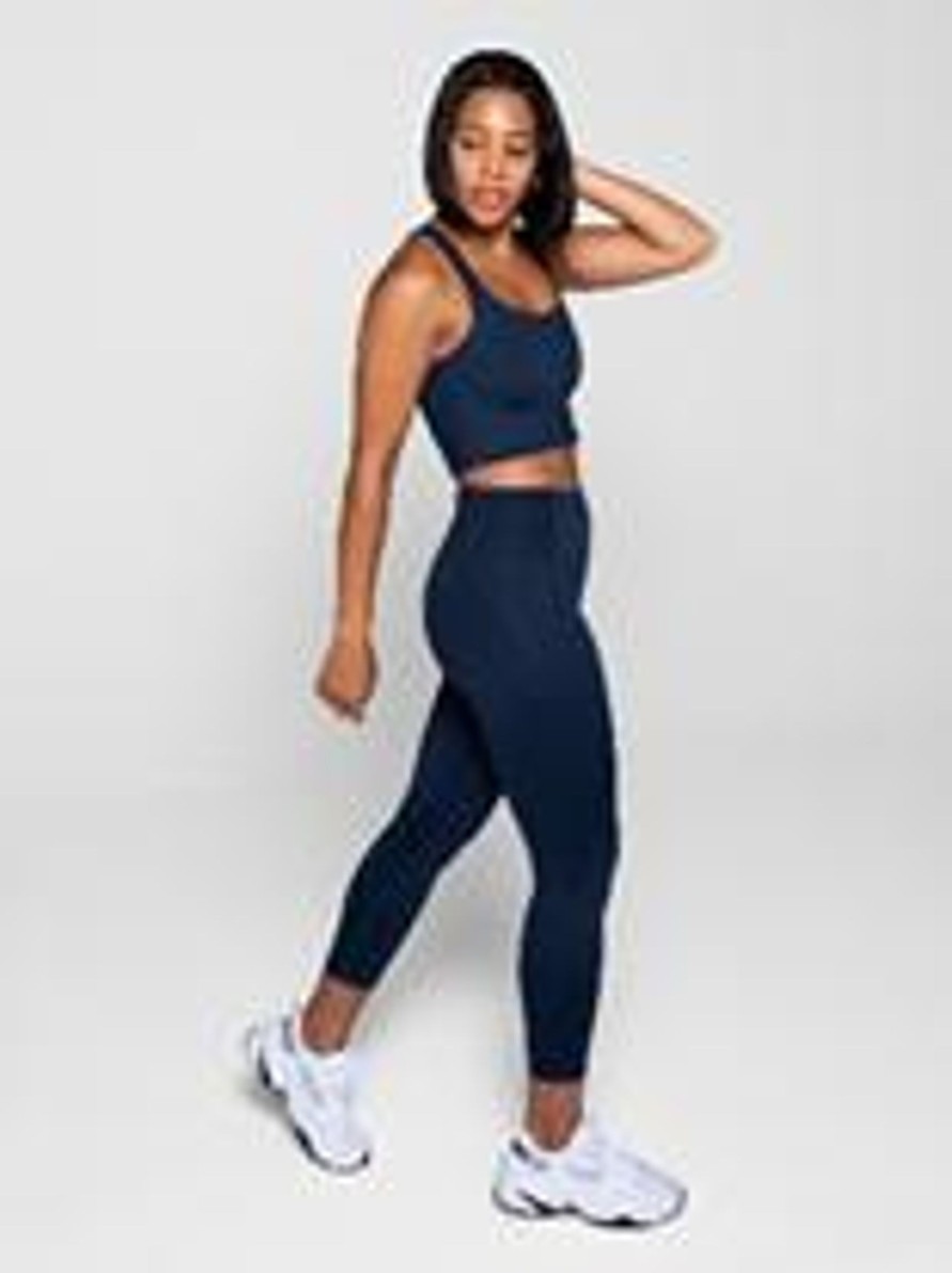 Clothing Sheer-essentials Active Wear | Girlfriend Collective High-Rise Pocket 28.5" Legging - Midnight