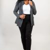 Clothing Sheer-essentials Plus Size | Seymour Bamboo & Cotton Jacket