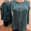 Clothing Sheer-essentials Plus Size | Parsley & Sage Naomi Cotton Button Front Blouse