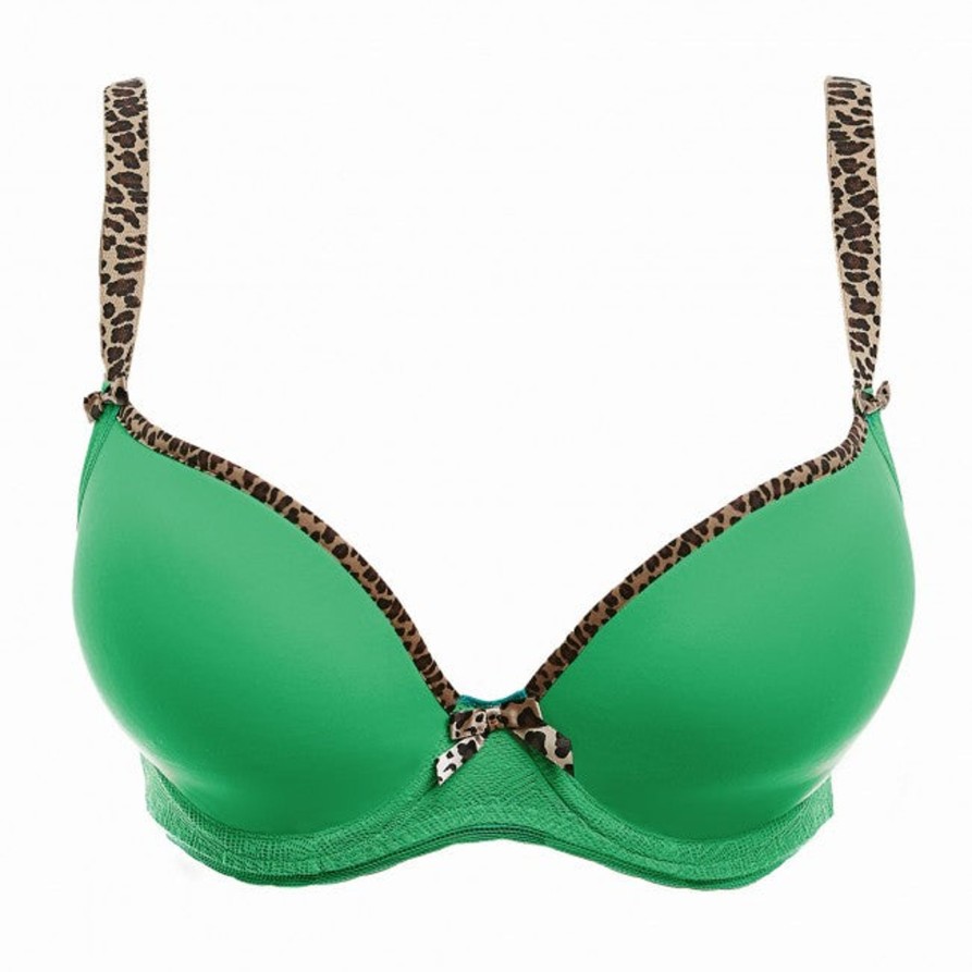 Lingerie & Intimates Sheer-essentials T-Shirt Bras | Freya Deco Vibe-Kelly Green