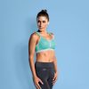 Lingerie & Intimates Sheer-essentials Racer Back | Maximum Support - Dynamixstar Racerback Sports Bra - Pool Blue