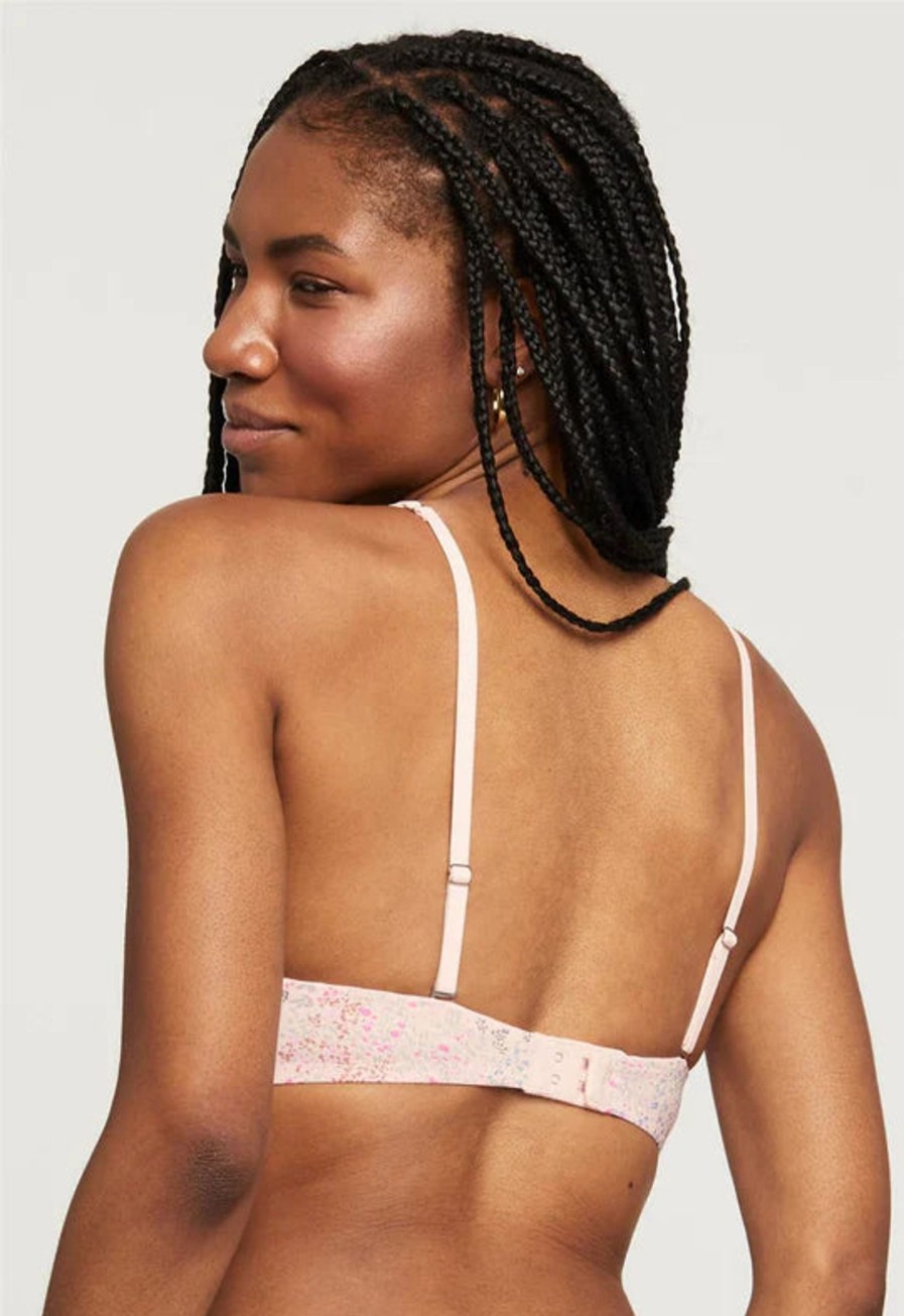 Lingerie & Intimates Sheer-essentials Racer Back | Montelle Wire Free Bra - Flower Field