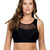 Lingerie & Intimates Sheer-essentials Sports Bra | Breeze Active Wireless Sports Bra - Black