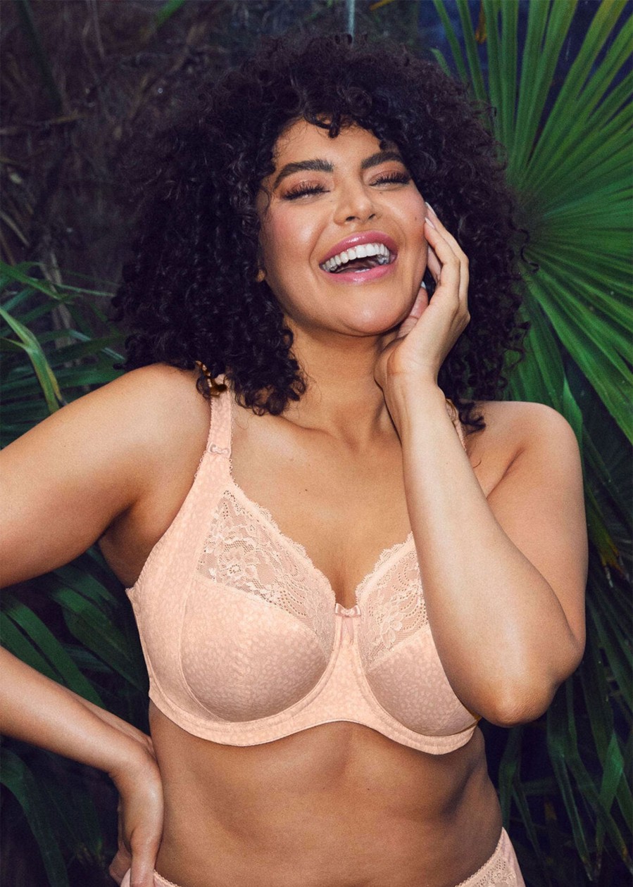 Lingerie & Intimates Sheer-essentials Plus Size | Elomi Morgan Underwire Bra - Cameo Rose