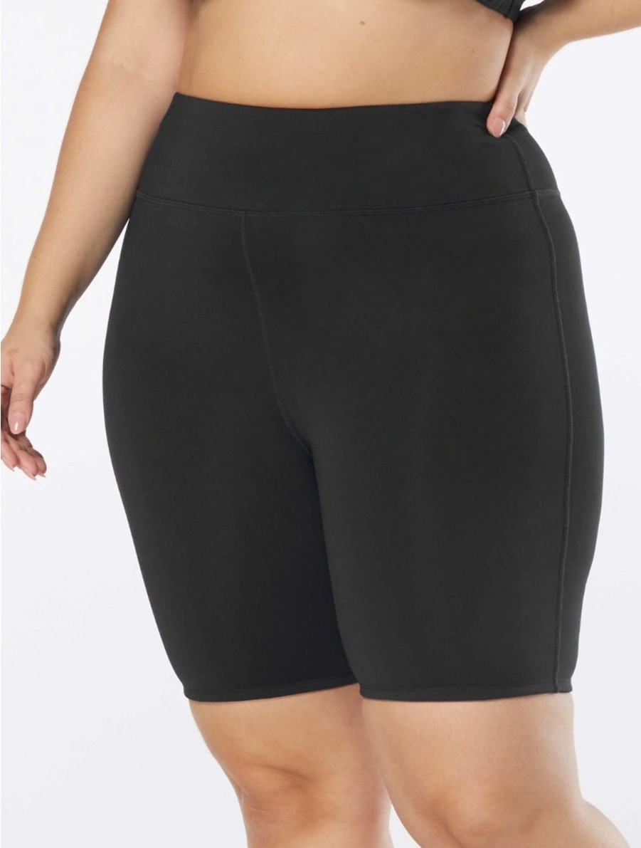 Clothing Sheer-essentials Shorts | Sport Pace High Waist Plus Size Biker Short