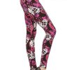 Clothing Sheer-essentials Plus Size | Plus Size Leggings - Hearts