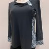 Clothing Sheer-essentials Plus Size | Cowl Neck Pull-Over Top