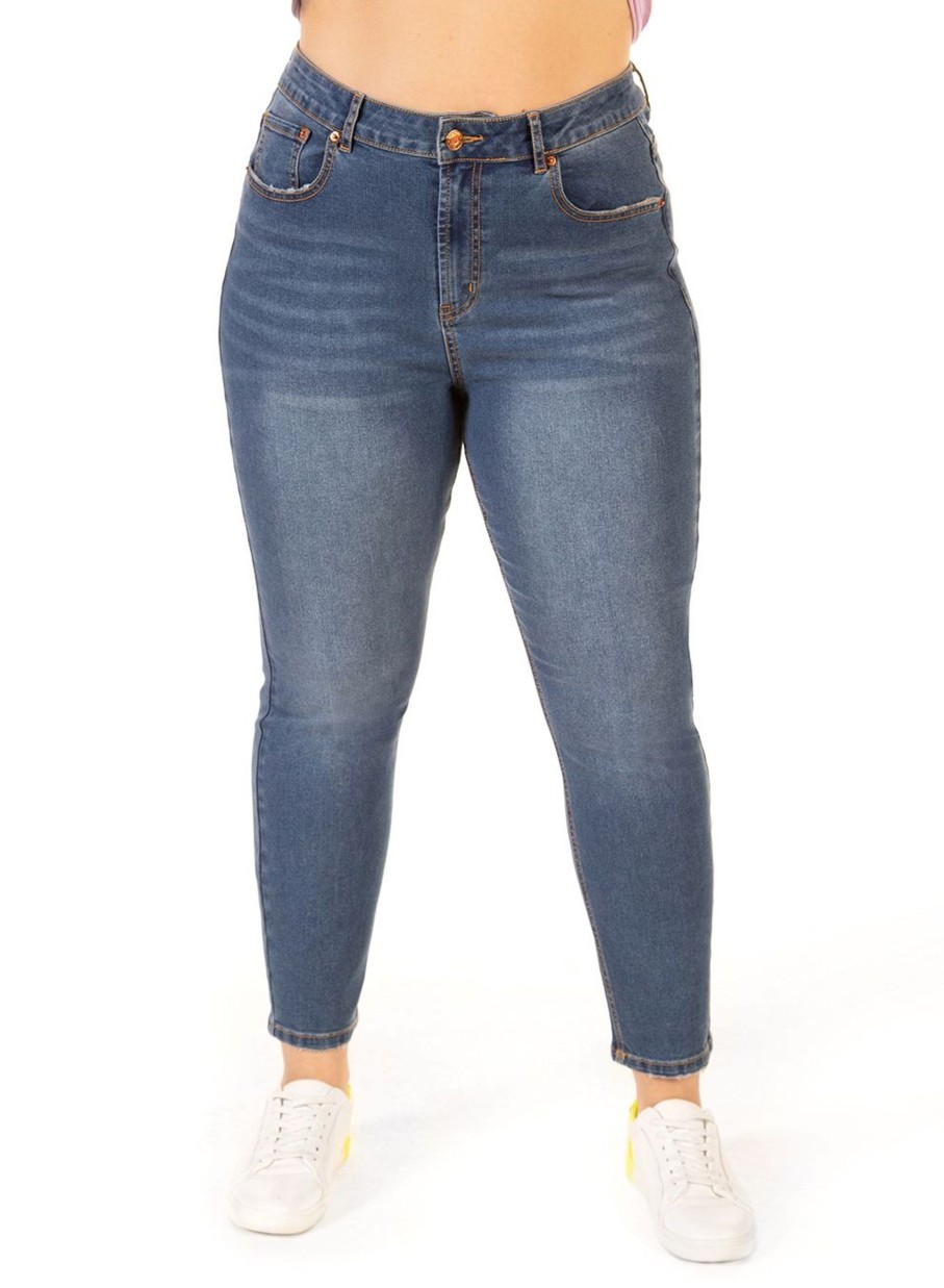 Clothing Sheer-essentials Jeans | Final Sale Dex Destructed Mom Jeans