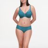 Lingerie & Intimates Sheer-essentials Underwire | Femilet Kristen Blossom Memory Foam T-Shirt Bra - Blue Manhattan