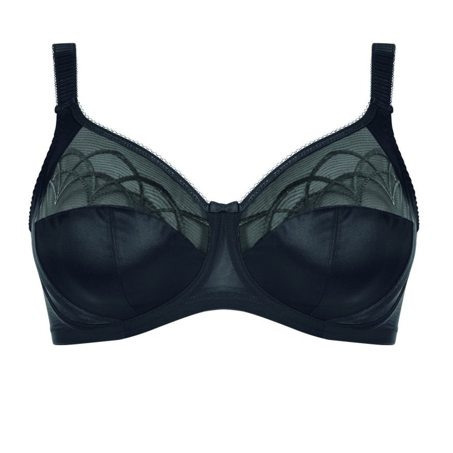 Lingerie & Intimates Sheer-essentials Underwire | Elomi Cate Banded Underwire Bra - Black