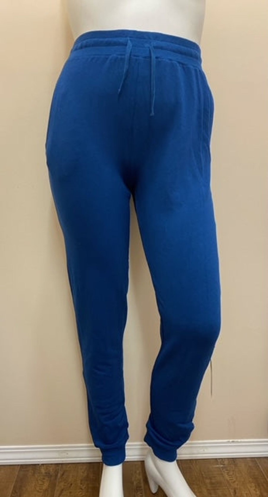 Clothing Sheer-essentials Pants | Women'S Solid Fleece Tapered Sweatpants - Navy - Size 3 X