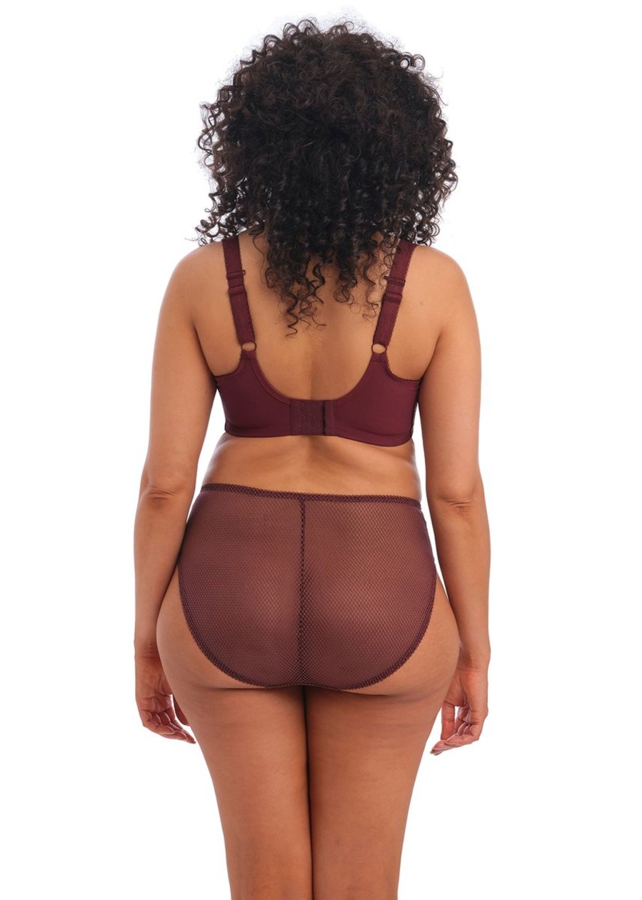 Lingerie & Intimates Sheer-essentials Racer Back | Charley Plunge Bra - Aubergine