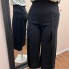 Clothing Sheer-essentials Capris | Gaucho Crop Pants W/ Side Splits