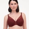 Lingerie & Intimates Sheer-essentials Underwire | Femilet Kristen Blossom Memory Foam T-Shirt Bra - Auburn