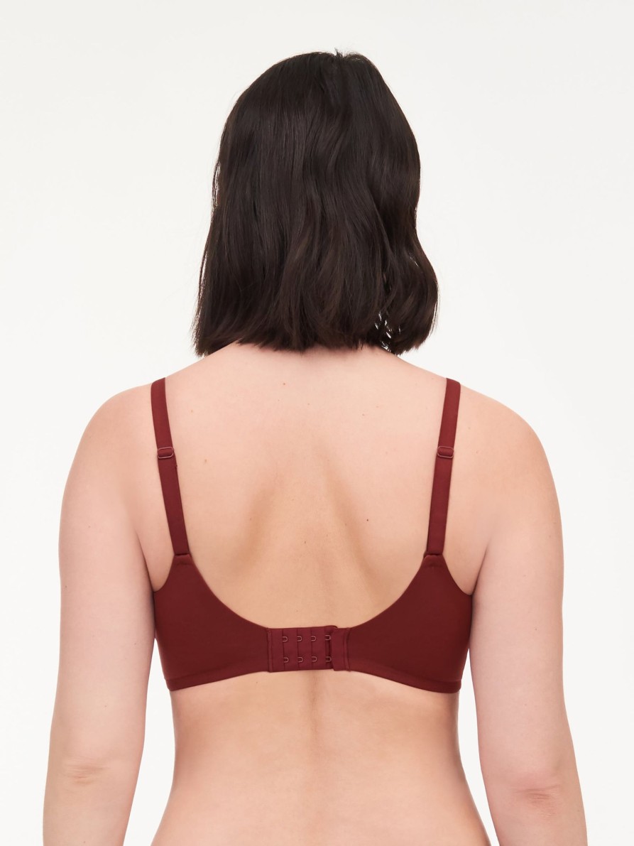 Lingerie & Intimates Sheer-essentials Underwire | Femilet Kristen Blossom Memory Foam T-Shirt Bra - Auburn