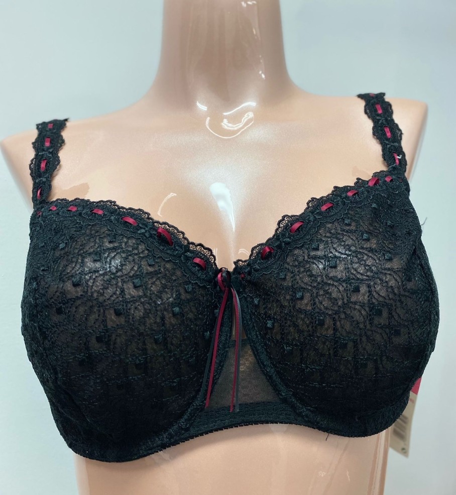 Lingerie & Intimates Sheer-essentials Underwire | Salisa Underwire Full Cup Bra - Size C 34