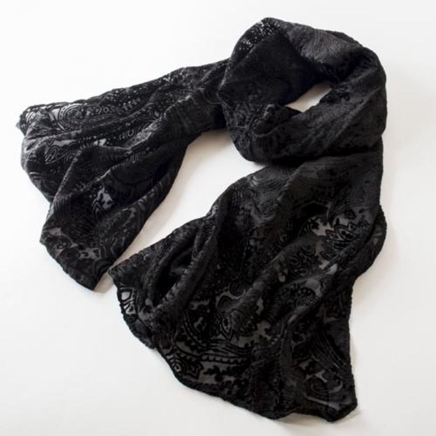 Accessories Sheer-essentials Gloves & Scarfs | Velvet Scarf