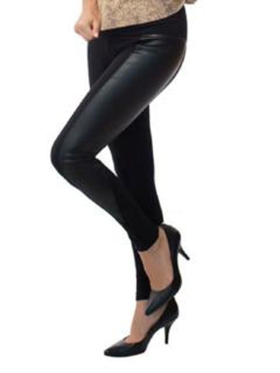 Clothing Sheer-essentials Leggings | Leather Spike Leggings