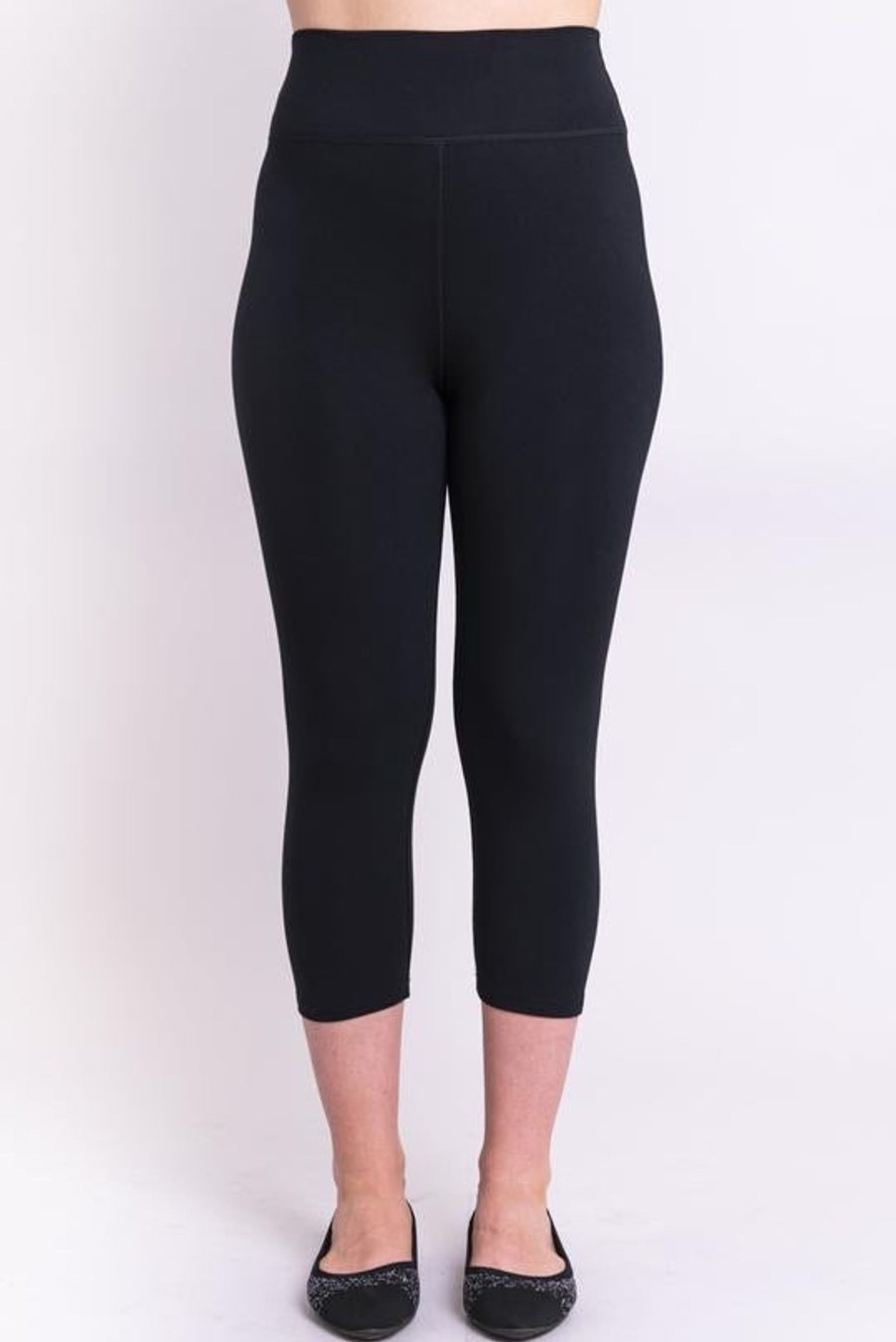 Clothing Sheer-essentials Leggings | Blue Sky Riley Capri