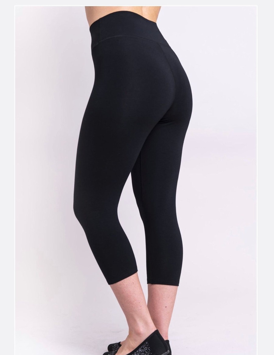 Clothing Sheer-essentials Leggings | Blue Sky Riley Capri