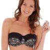 Lingerie & Intimates Sheer-essentials Underwire | Superfit Lace Strapless - Black