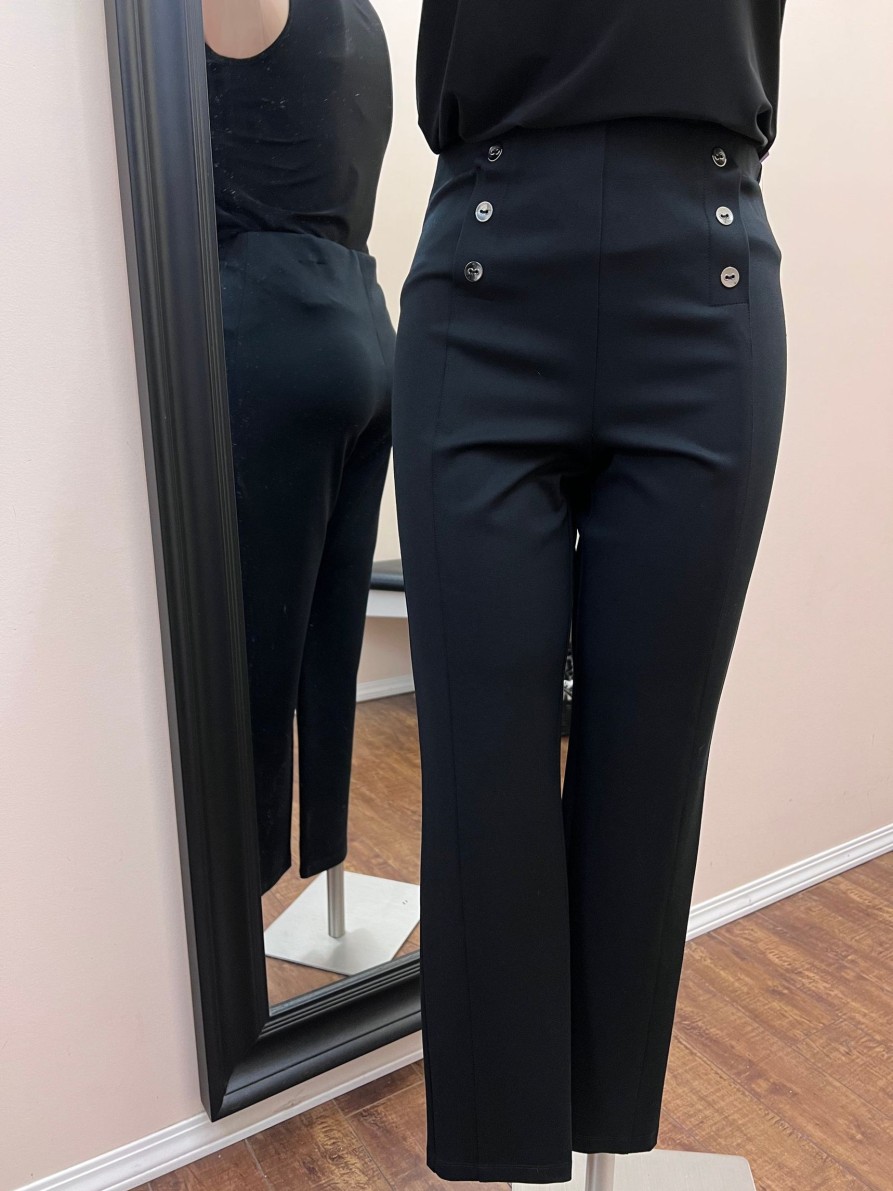 Clothing Sheer-essentials Pants | Ladies Straight Leg Dress Pants