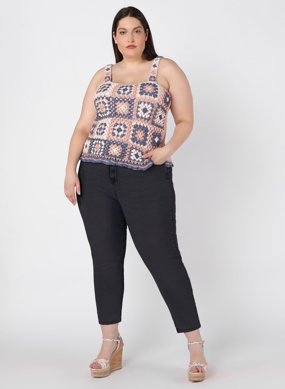 Clothing Sheer-essentials Plus Size | Dex High Rise Straight Leg Jeans