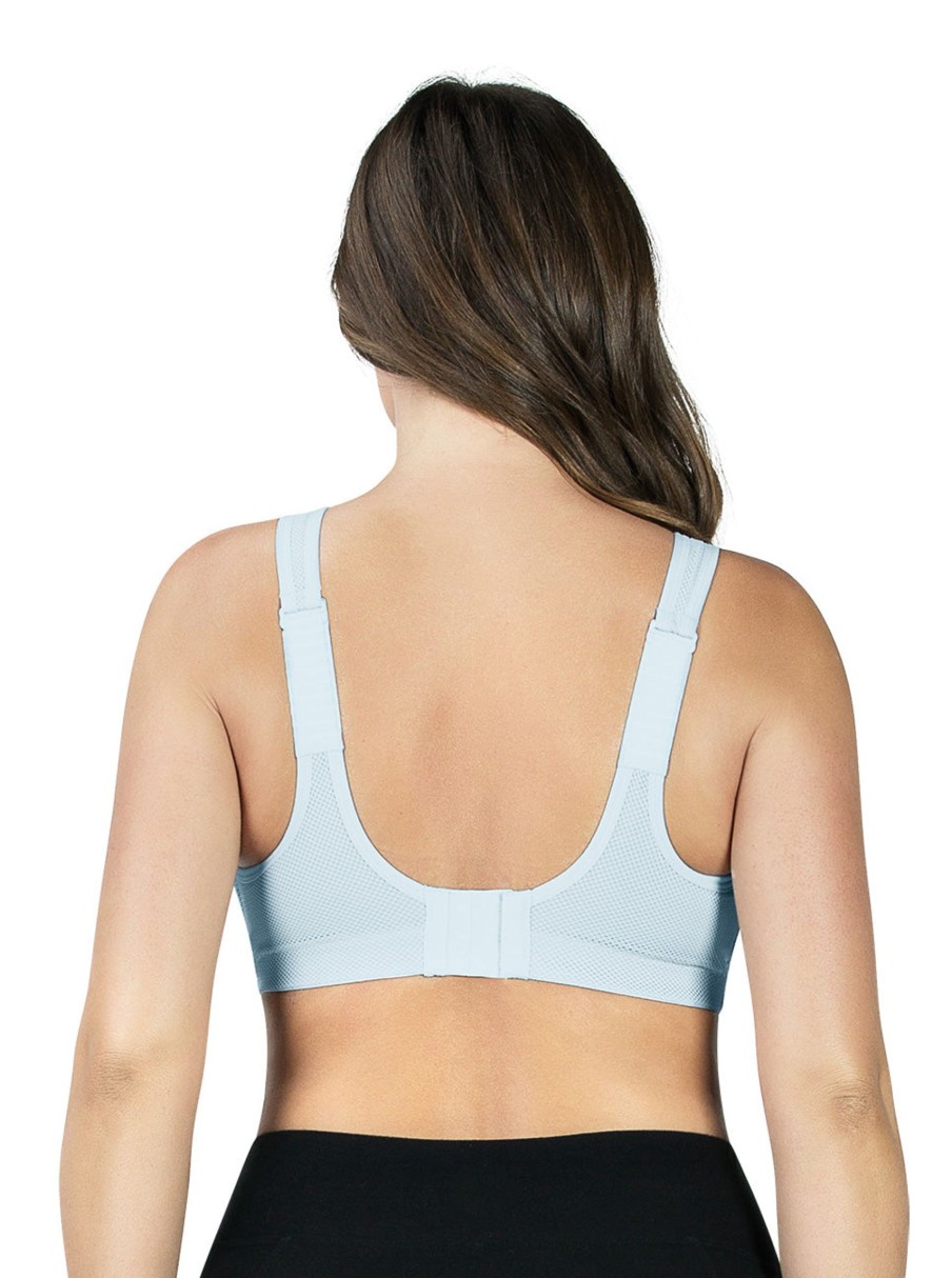 Lingerie & Intimates Sheer-essentials Sports Bra | Breeze Wireless Sports Bra - Granite Blue