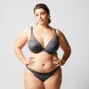 Lingerie & Intimates Sheer-essentials Plunge | Brooklyn Plunge - Smokey Grey - Size B 34