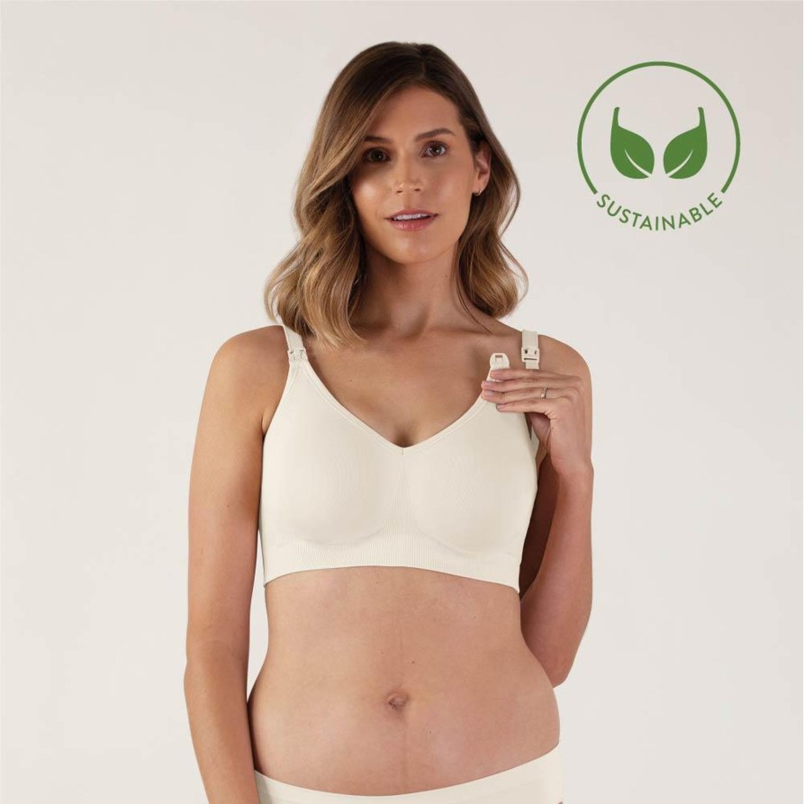 Lingerie & Intimates Sheer-essentials Nursing | Body Silk Nursing Bra - Antique White