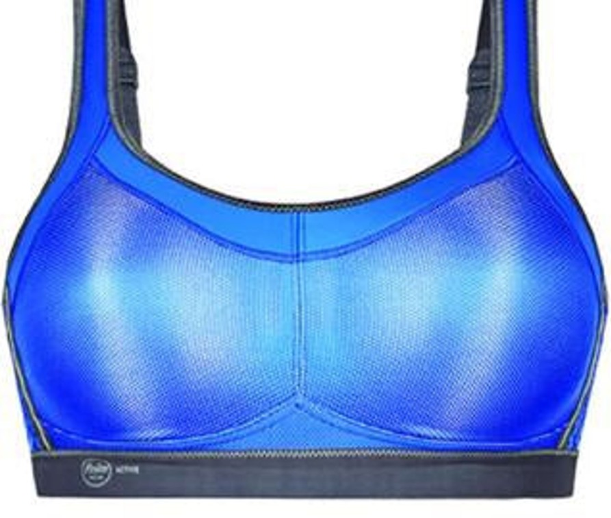 Lingerie & Intimates Sheer-essentials Sports Bra | Wire Free Momentum Sports Bra - Blue