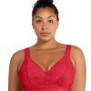 Lingerie & Intimates Sheer-essentials Bralettes | Adriana Lace Bralette - Red