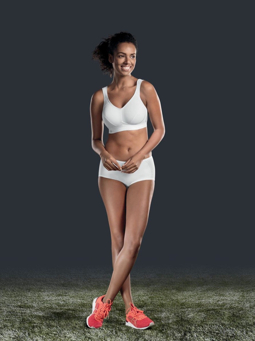 Lingerie & Intimates Sheer-essentials Sports Bra | Anita Extreme Control Sports Bra - White