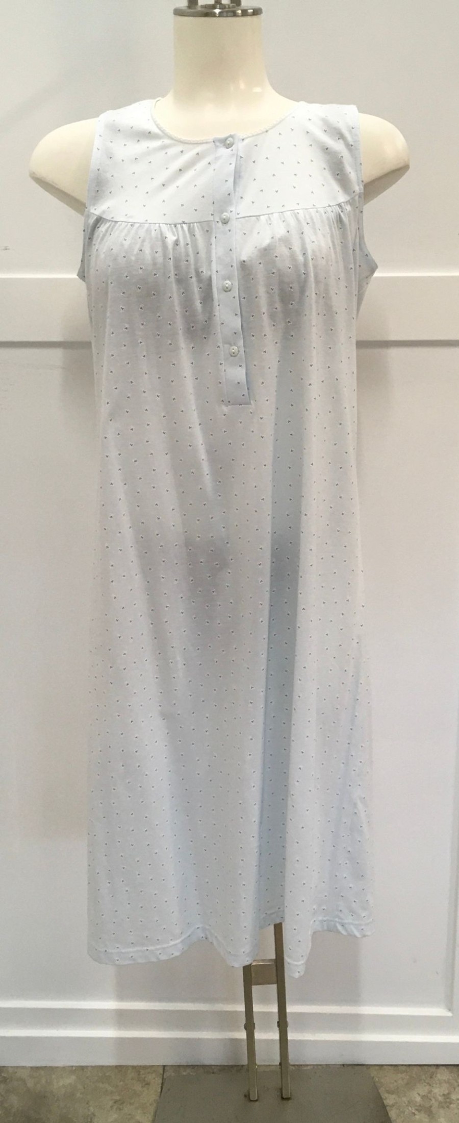 Lingerie & Intimates Sheer-essentials Nightgowns | Camicia Raglan Cotton Tank Night Gown - Size Small