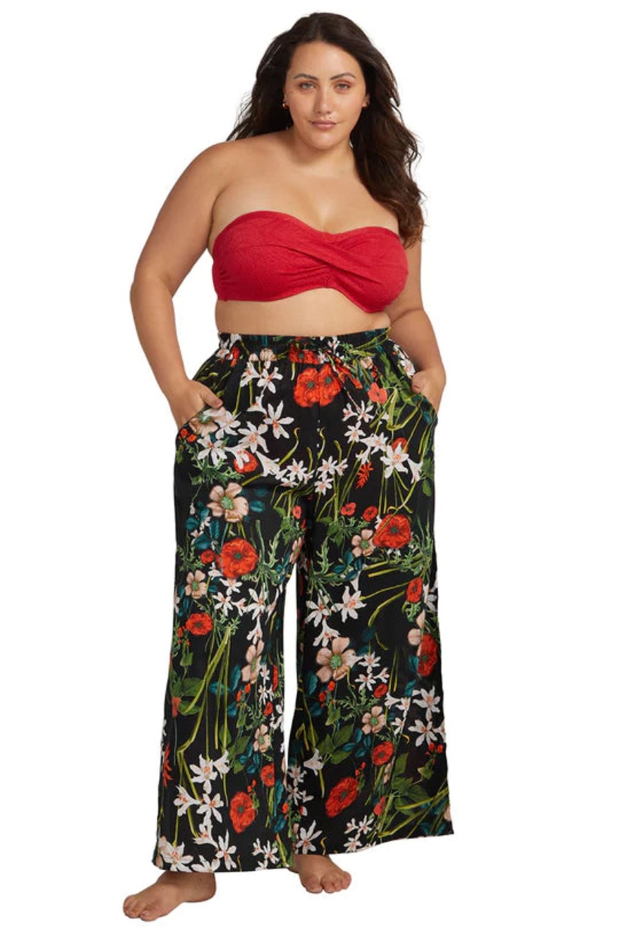 Clothing Sheer-essentials Plus Size | Wander Lost Grainger Beach Pant