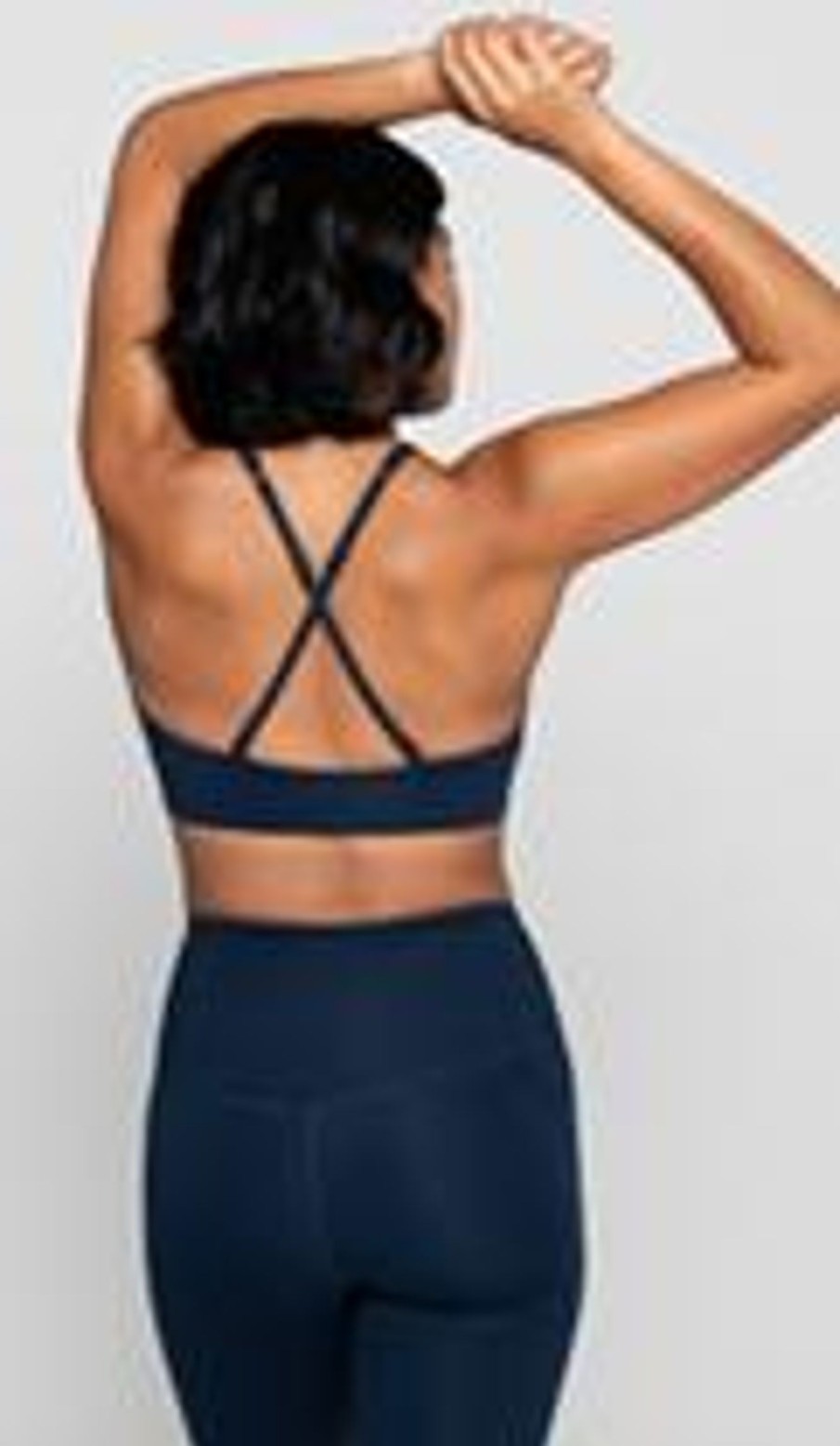 Lingerie & Intimates Sheer-essentials Sports Bra | Girlfriend Collective Topanga Bra - Midnight