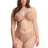 Lingerie & Intimates Sheer-essentials Plus Size | Elomi Matilda Plunge - Cafe Au Lait