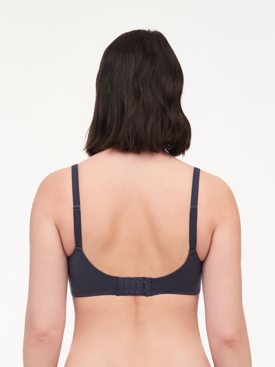 Lingerie & Intimates Sheer-essentials Plunge | Femilet Kristen Memory Foam T-Shirt Bra - Deep Grey