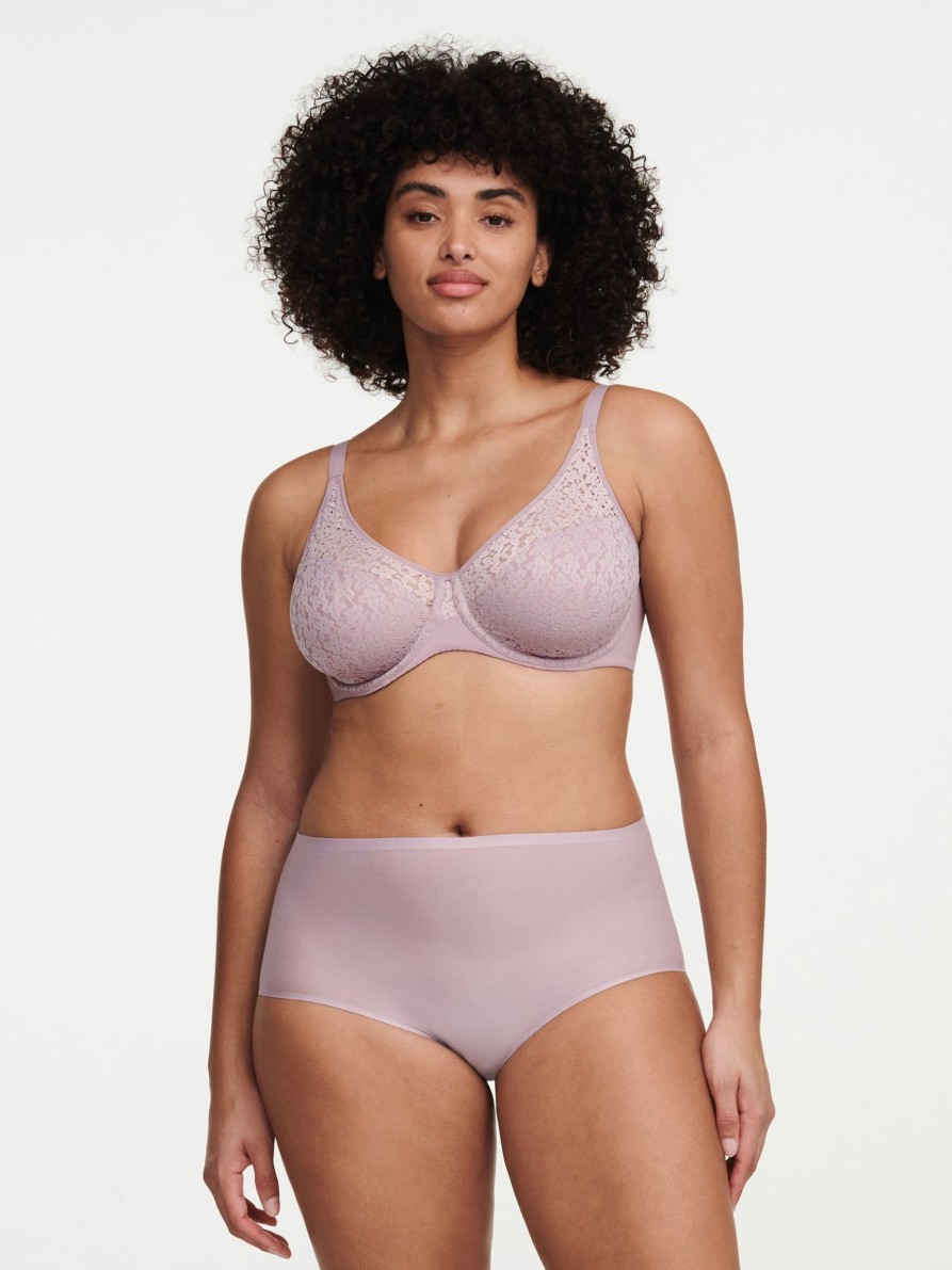 Lingerie & Intimates Sheer-essentials Underwire | Chantelle Norah Molded Underwire Bra-- Smoke Pink